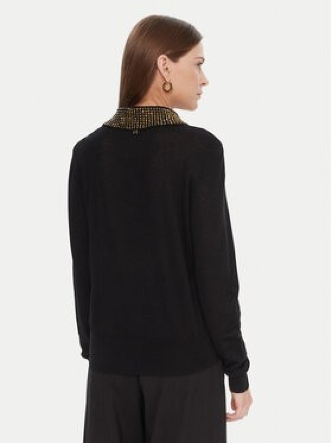 Lola Casademunt by Maite Sweter MF2511006 Czarny Regular Fit