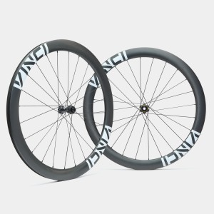 Koła szosowe karbonowe Vinci Rapid 50mm 2026, białe, piasty V Tour, Shimano HG