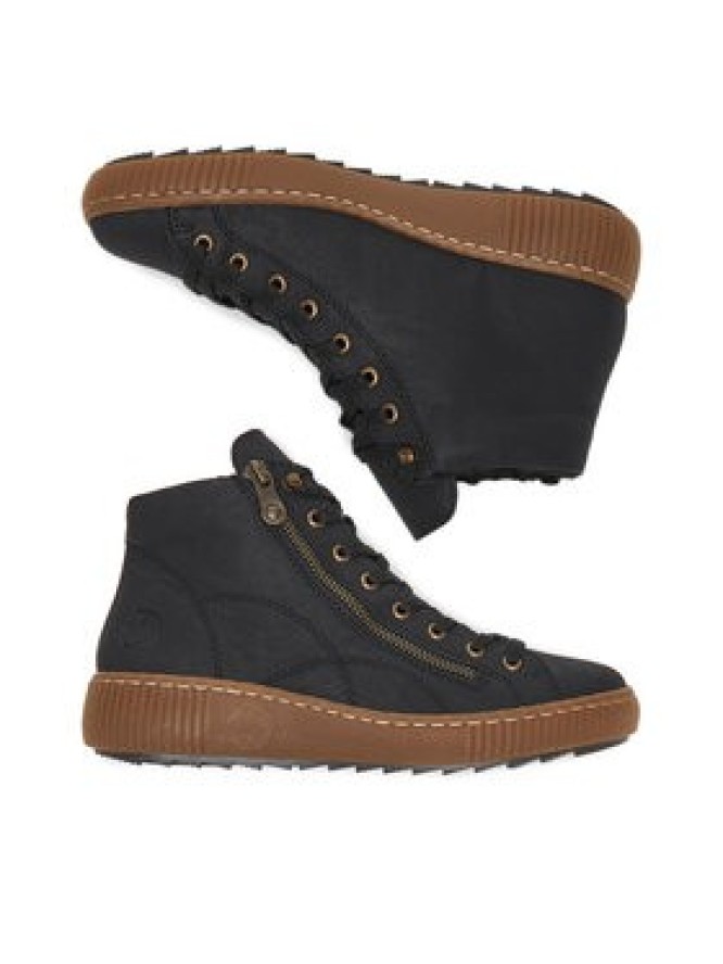 Rieker Trzewiki CEO-Z6610-00 Czarny