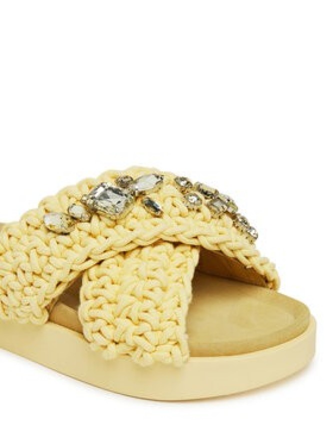 Inuikii Klapki Woven Stones 70104-106 Żółty