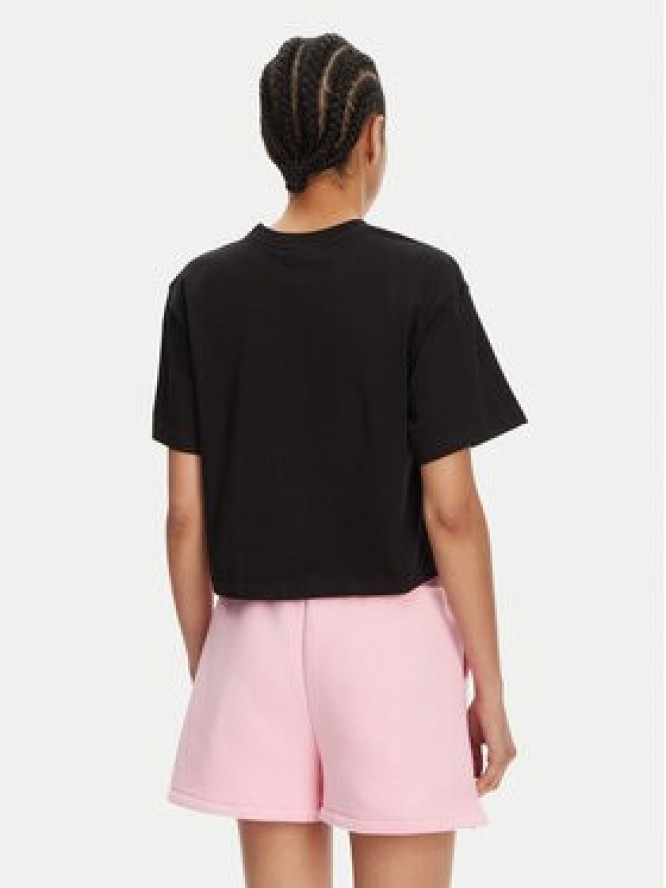 Hunter T-Shirt Leona HARW0070251 Czarny Boxy Fit