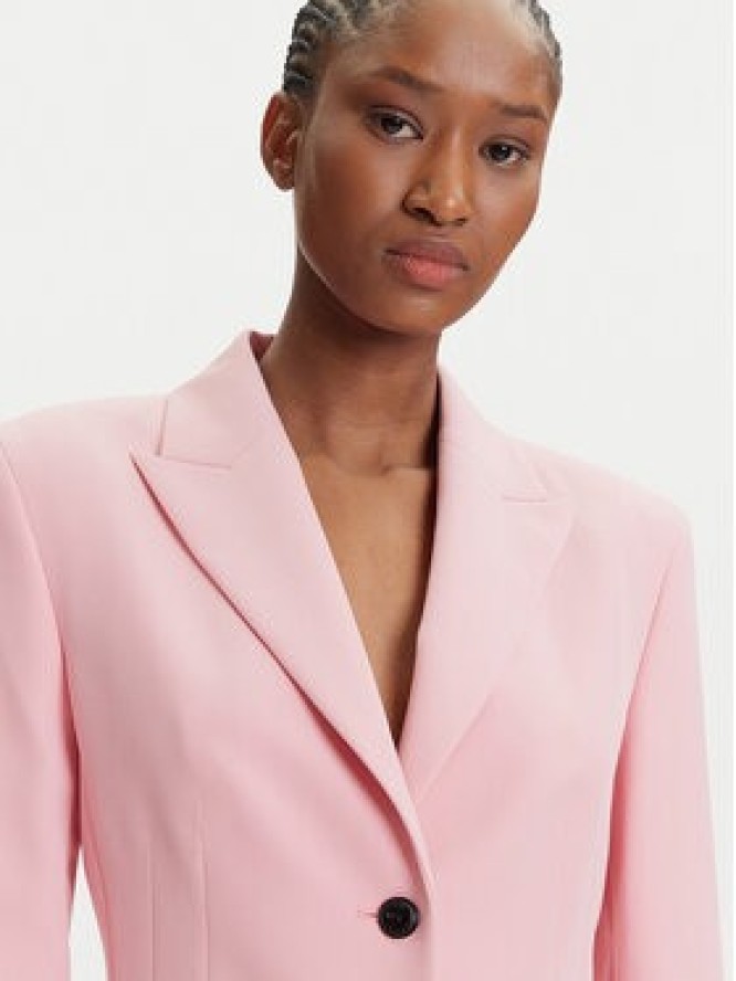 HUGO Marynarka Asmalla-1 50533901 Różowy Slim Fit