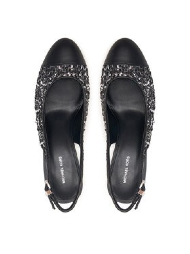 MICHAEL Michael Kors Botki Piper Flex Sling Pump 40F6PIMP1D Czarny