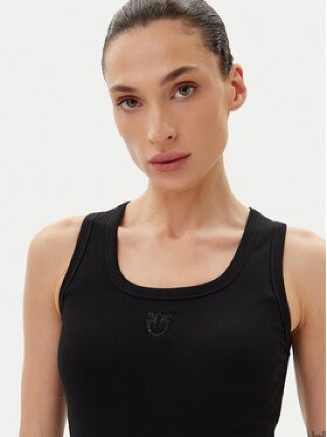 PINKO Top 100807 A2OF Czarny Regular Fit
