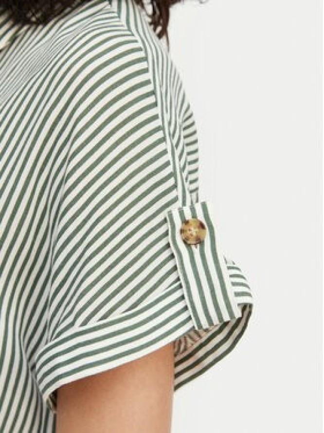 Vero Moda Koszula Bumpy 10310139 Zielony Regular Fit