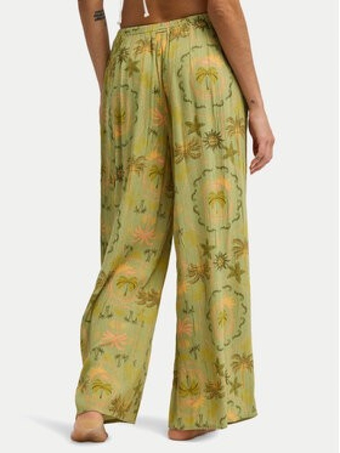 Billabong Spodnie materiałowe Beach Spirit EBJNP00141 Zielony Wide Leg