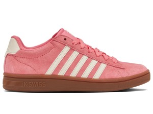 Sneakersy damskie K-swiss COURT TIEBRK II SDE na co dzień różowe (99492-624-M)