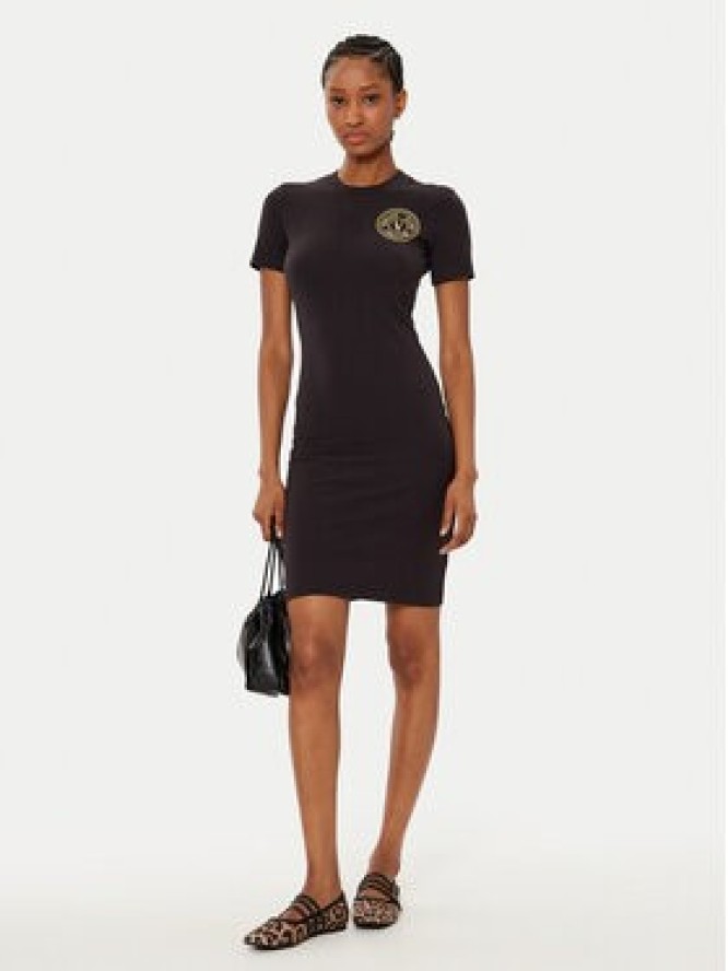 Versace Jeans Couture Sukienka codzienna 78HAOT00 Czarny Slim Fit