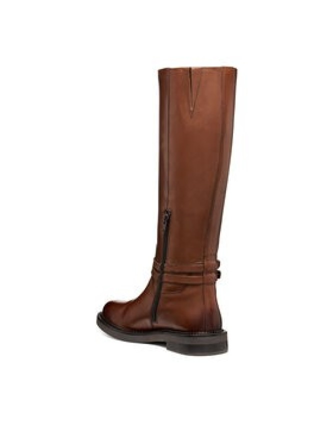 Geox Oficerki D Serilda D56WYA 43 C6006 Brązowy