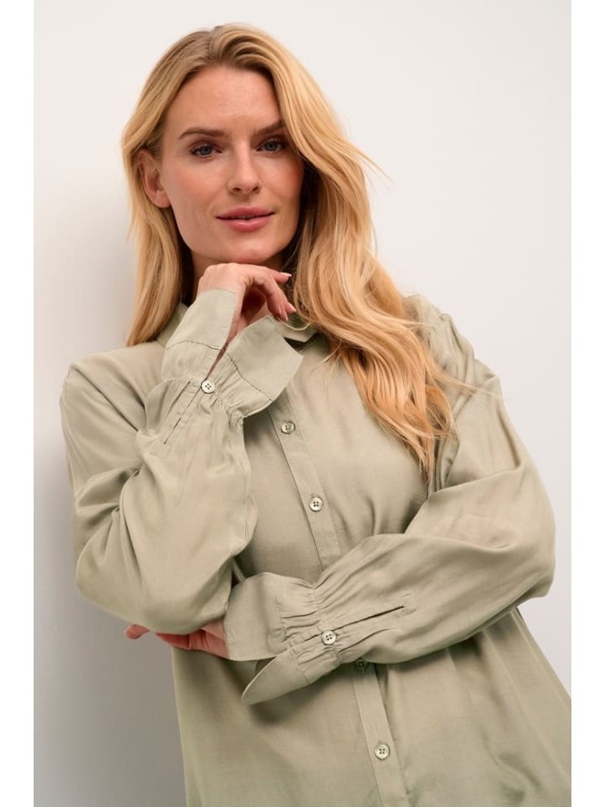 Cream Bluzka koszulowa w kolorze beżowym rozmiar: 42