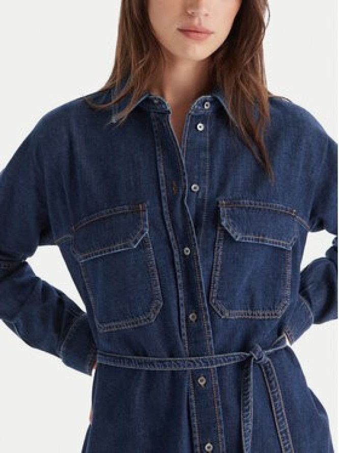 Weekend Max Mara Sukienka jeansowa Balenio 2525226081 Granatowy Regular Fit