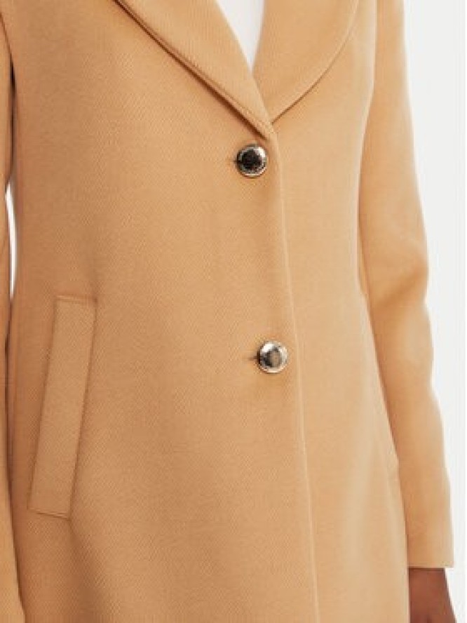 Rinascimento Płaszcz przejściowy CFC0126117003 Beżowy Regular Fit