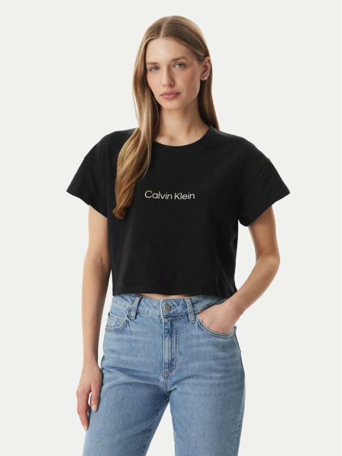 Calvin Klein Underwear T-Shirt LV00QS7656 Czarny Boxy Fit