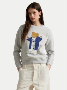 Polo Ralph Lauren Bluza 211972794001 Szary Relaxed Fit