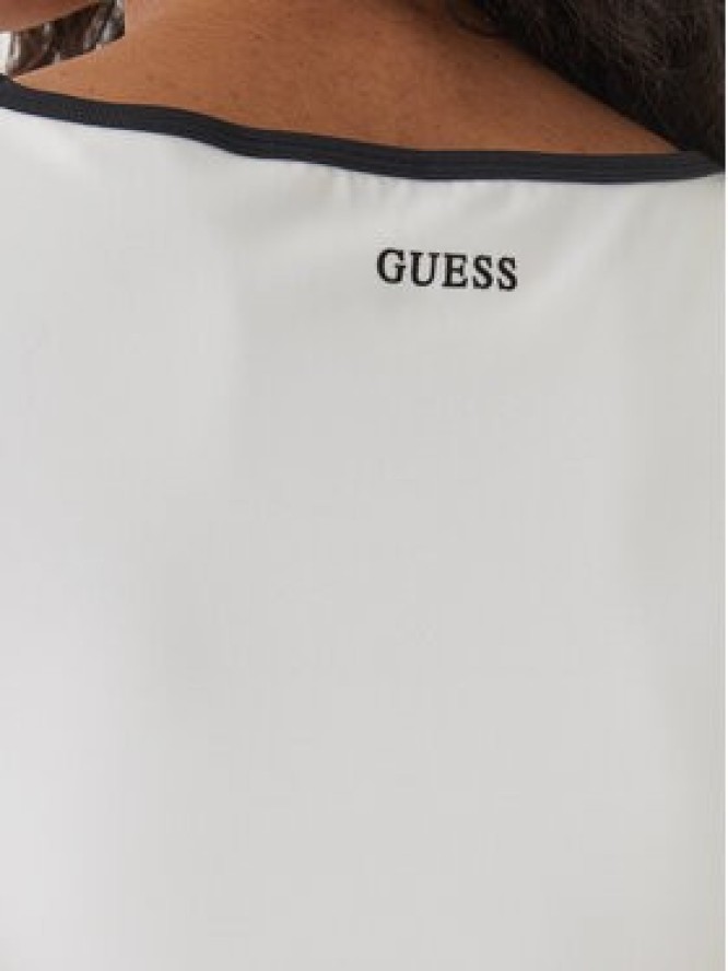 Guess Top V6GP09 K2999 Écru Slim Fit