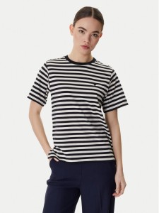 Weekend Max Mara T-Shirt Venaco 2615971031 Czarny Relaxed Fit