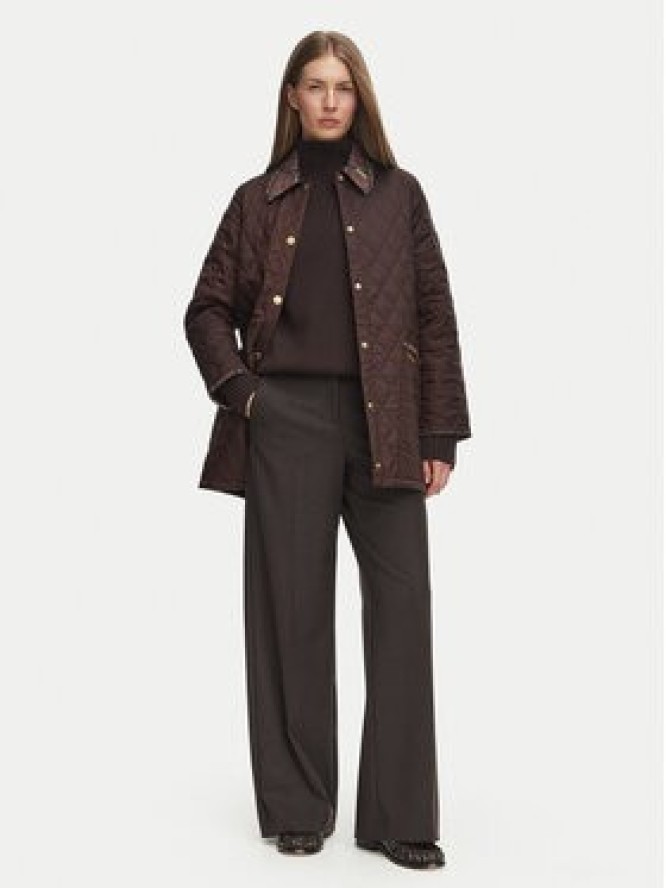 Barbour Kurtka przejściowa Liddesdale LQU1936BR92 Brązowy ciemny Relaxed Fit
