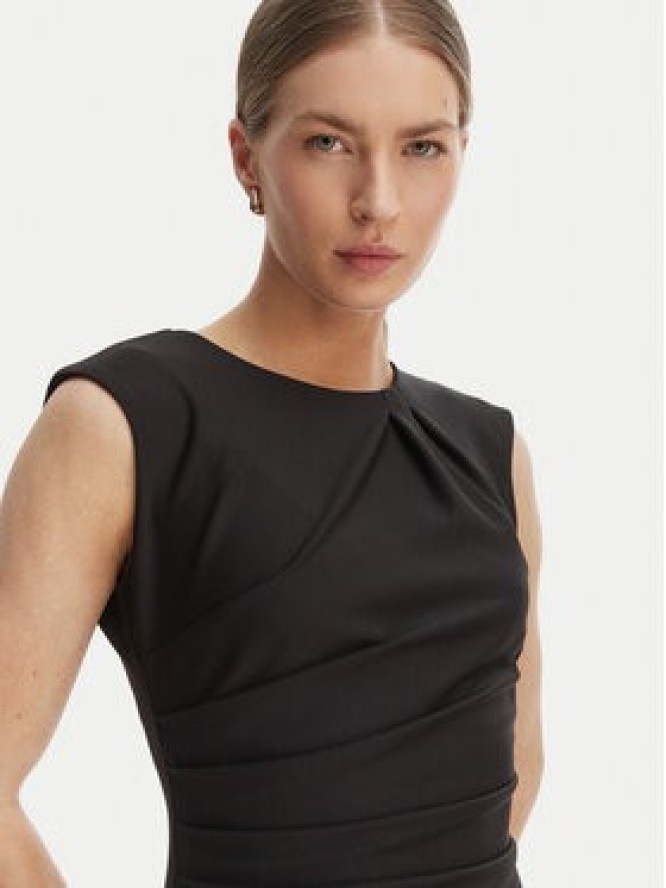 Rinascimento Sukienka koktajlowa CFC0127683003 Czarny Slim Fit