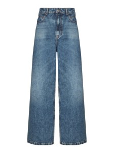 BOSS Jeansy 50569378 Niebieski Wide Leg