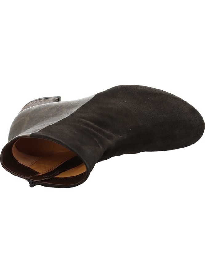 Think! Skórzane botki w kolorze brązowym rozmiar: 36