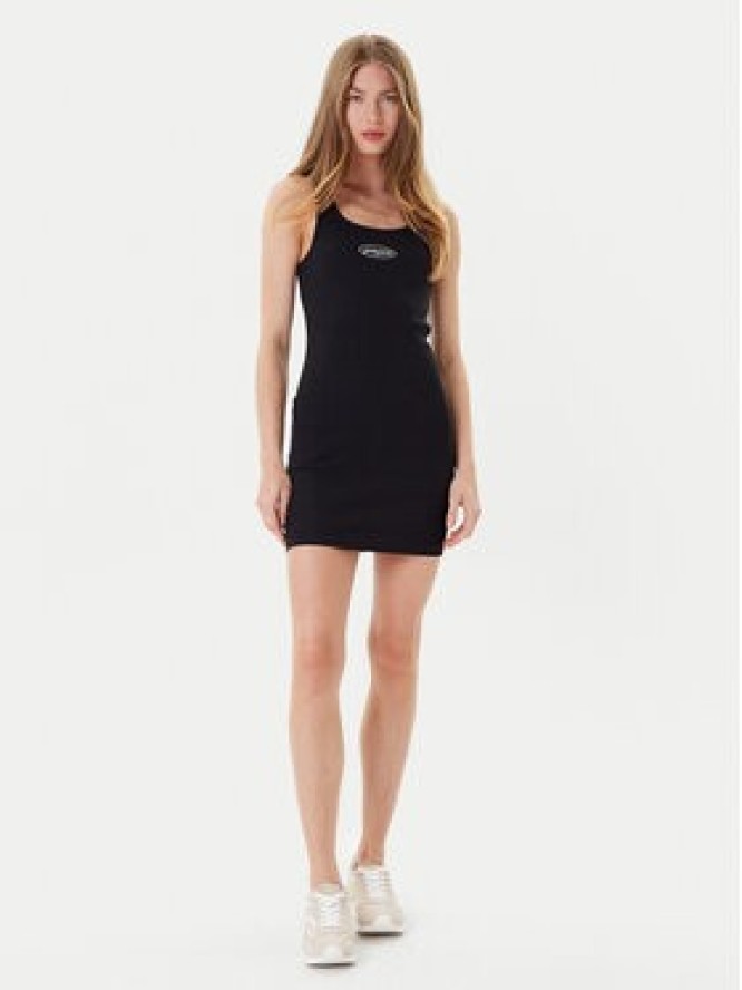 Guess Jeans Sukienka dzianinowa W5YK0I KA0H1 Czarny Regular Fit