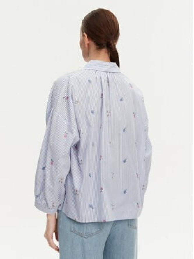 Weekend Max Mara Koszula Gilly 2515111132 Błękitny Relaxed Fit