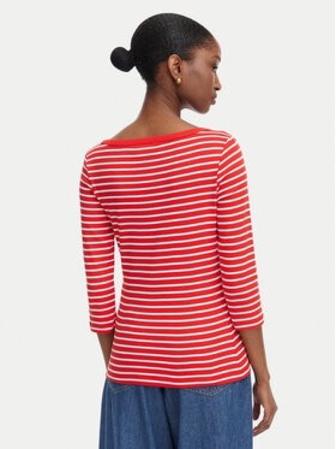 Tommy Hilfiger Bluzka Cody Boat-Nk WW0WW49928 Czerwony Regular Fit