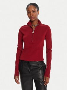 Patrizia Pepe Sweter 8K0323 K274 Czerwony Regular Fit