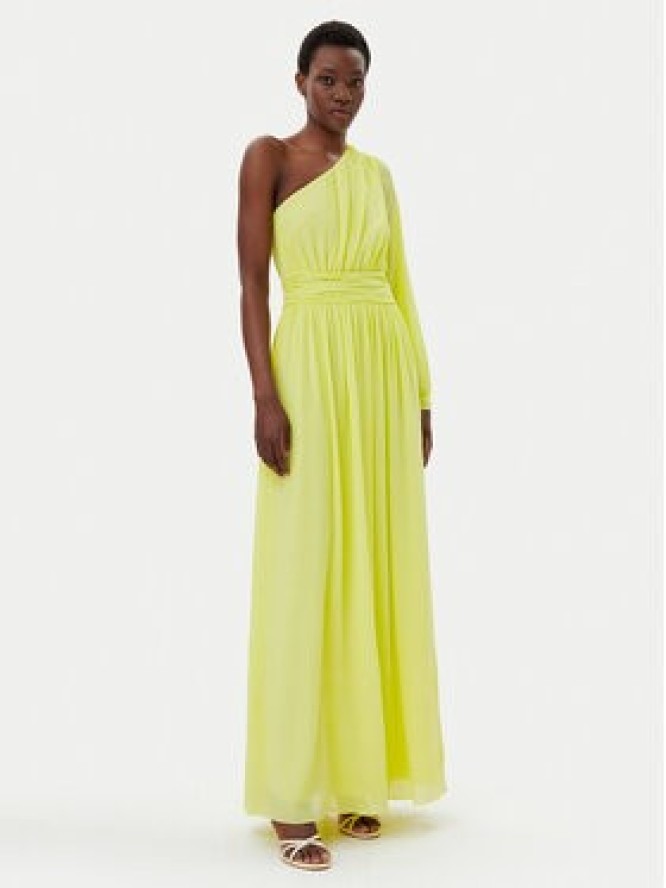 Rinascimento Sukienka wieczorowa CFC0123856003 Żółty Regular Fit