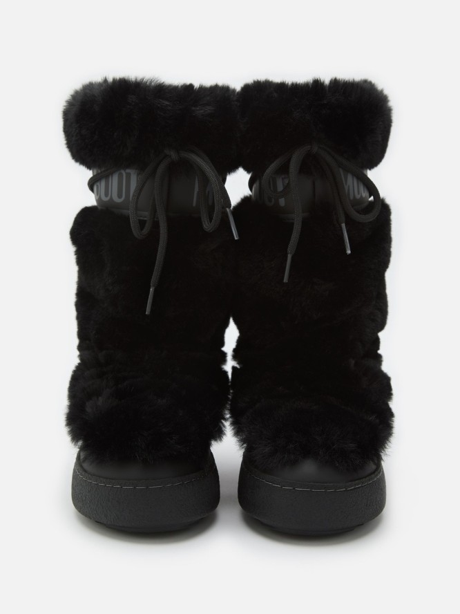 Moon Boot LTRACK Faux Fur High WP Śniegowce damskie