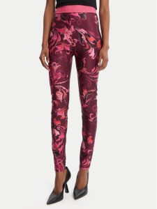 Versace Jeans Couture Legginsy 79HAC101 JS501 Różowy Slim Fit
