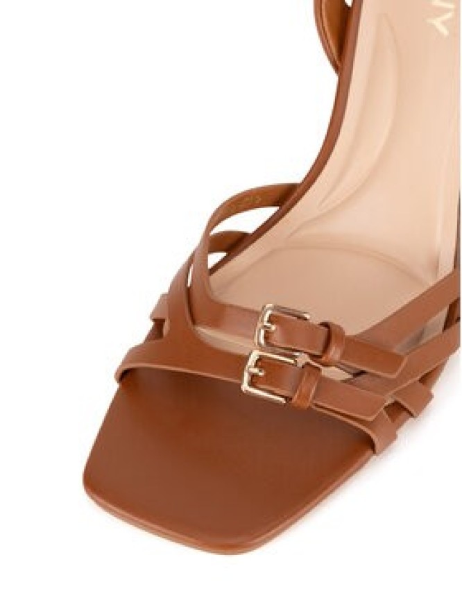 JENNY Sandały CD24077-3 Brązowy