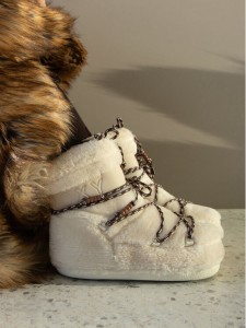 Roxy Śniegowce CEO-JY02985G-1 Écru