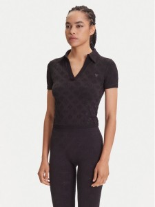 Guess Bluzka V5YP10 Z3OA0 Czarny Regular Fit