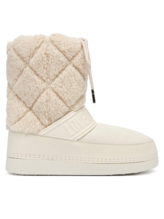 LOVE MOSCHINO Śniegowce JA24422G0NISJ12B Écru