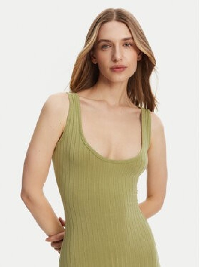 Billabong Sukienka dzianinowa EBJKD00114 Zielony Regular Fit