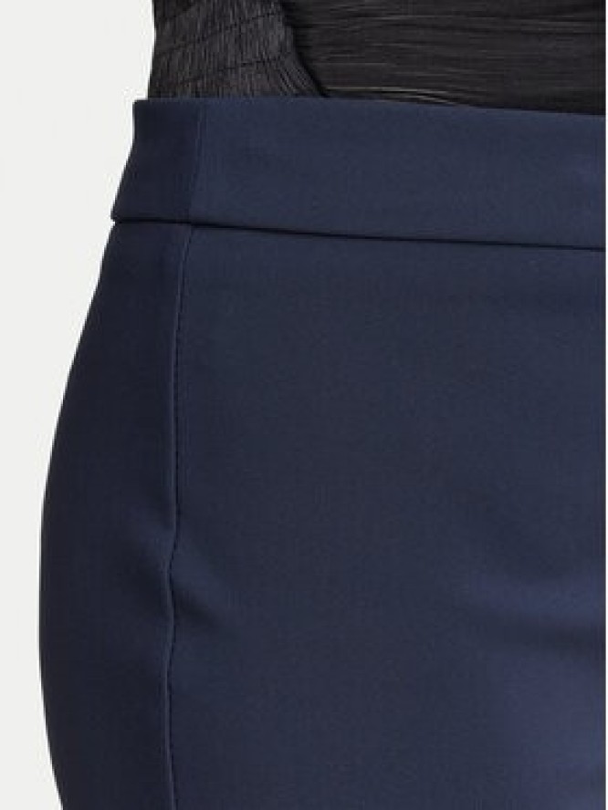 Rinascimento Spodnie materiałowe CFC0130135003 Granatowy Flare Fit