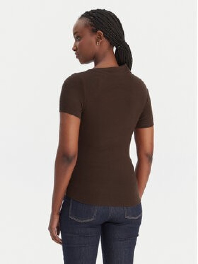 Guess Bluzka W6RP16 KD012 Brązowy Regular Fit