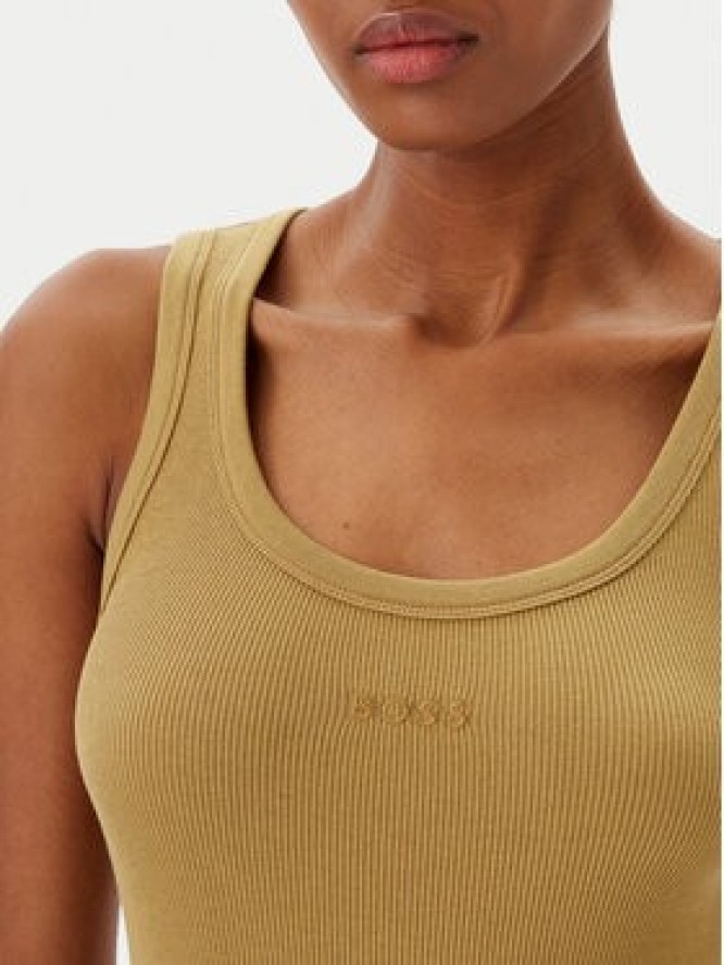 BOSS Top C_Ematite 50504245 Beżowy Slim Fit