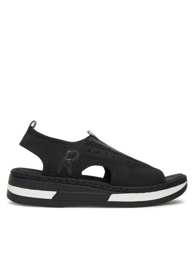 Rieker Sandały V59B5-00 Czarny