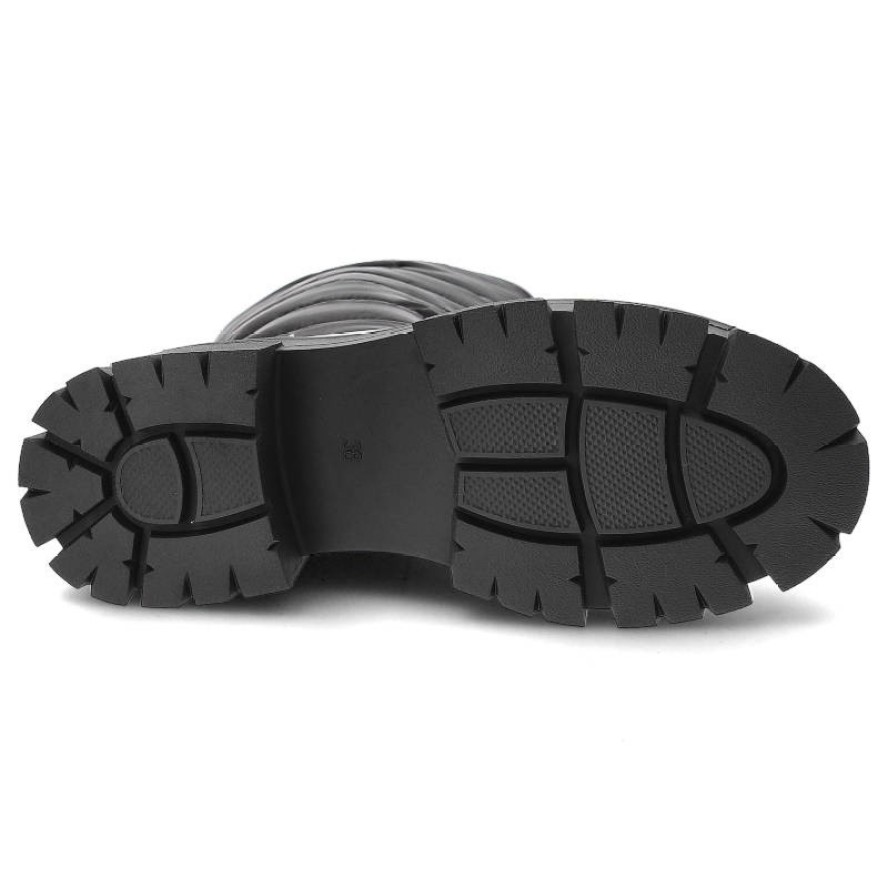 Czarne Kozaki Big Star Modne Wygodne Buty Damskie