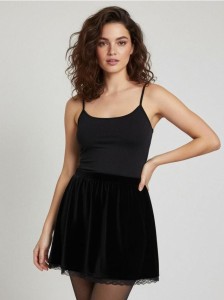 Spódnica mini - czarny