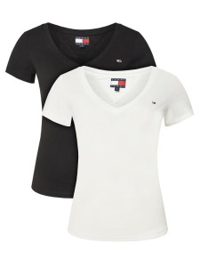 Tommy Jeans Komplet t-shirtów DW0DW21367 Kolorowy Slim Fit