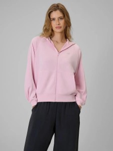 Bluza dresowa regular z kapturem damska 4F 4FRSS26TSWSF2990