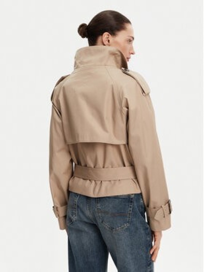 Tommy Hilfiger Trencz WW0WW43933 Beżowy Regular Fit