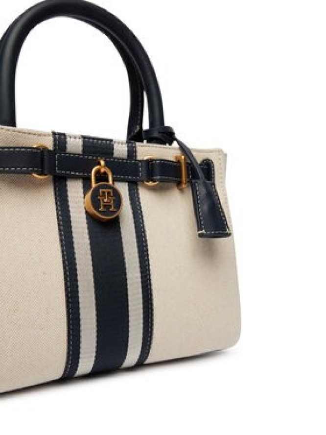 Tommy Hilfiger Torebka American Icon Mini Tote Canvas AW0AW18543 Kolorowy