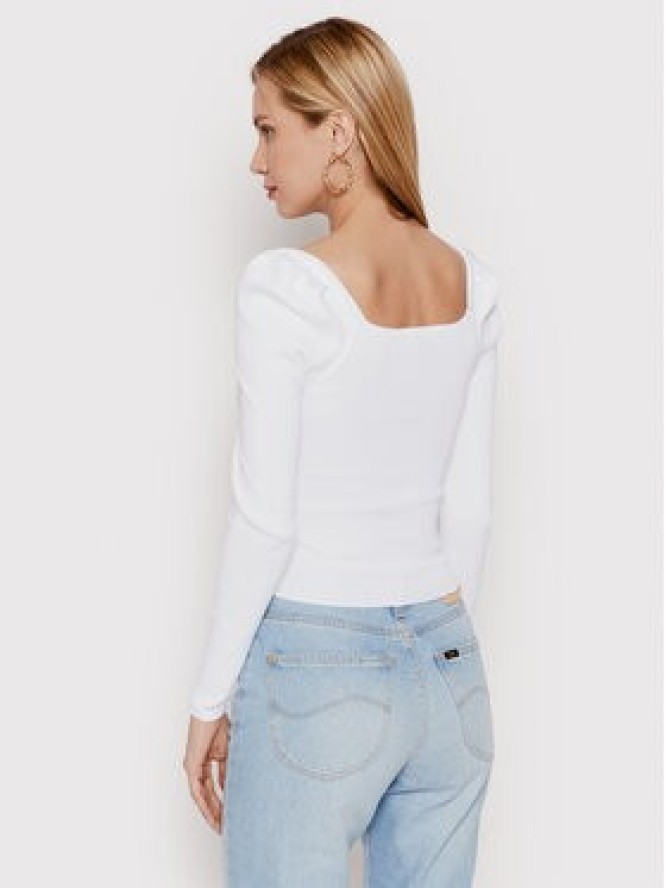 DeeZee Bluzka Prague 14619 Biały Slim Fit