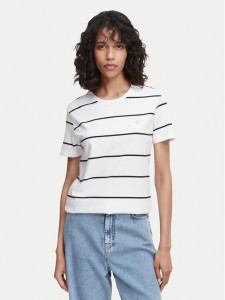 Beverly Hills Polo Club T-Shirt P-SS26W-TS0162 Biały Regular Fit