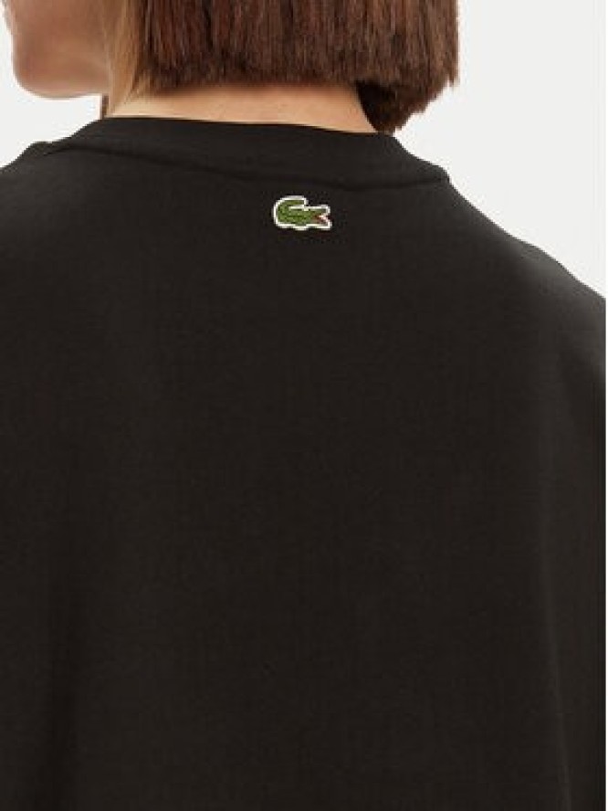 Lacoste Sukienka codzienna EF9573 Czarny Regular Fit
