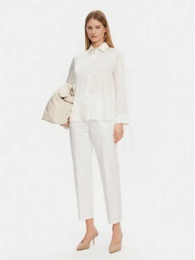 Max Mara Leisure Koszula Kadiak 2516111027650 Écru Regular Fit